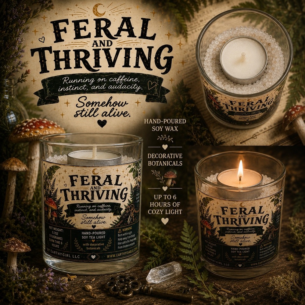 Feral And‎ Thriving Tea Light Candle Set